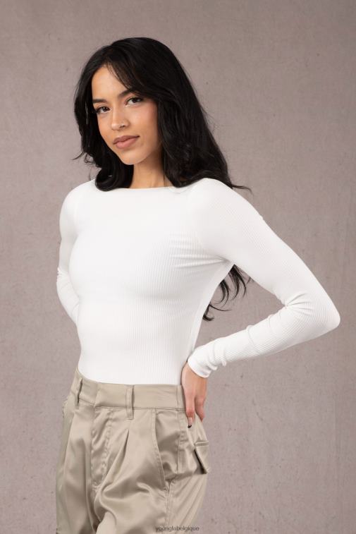 femmes lait de coco w420 grâce haut YoungLA vêtements A004FL1069