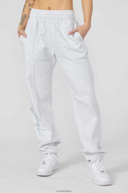 femmes blanc chiné w202 script joggers 2.0 YoungLA vêtements A004FL1132