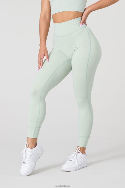 femmes vert sauge w212 progrès leggings YoungLA vêtements A004FL1152