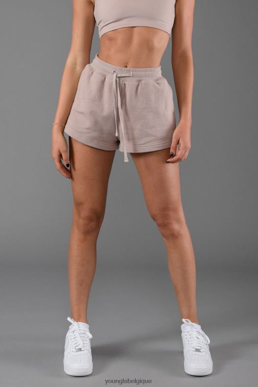 femmes mauve poussiéreux w101 - short de tous les jours YoungLA vêtements A004FL1106