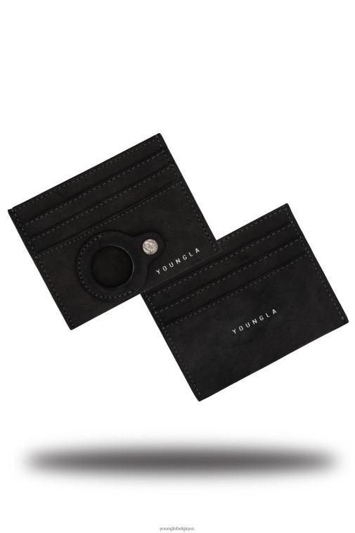 Hommes noir Porte-carte exécutif 725 YoungLA accessoire A004FL983