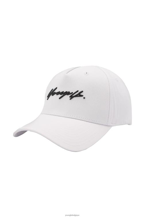 Hommes blanc 922 chapeaux signature YoungLA vêtements A004FL953