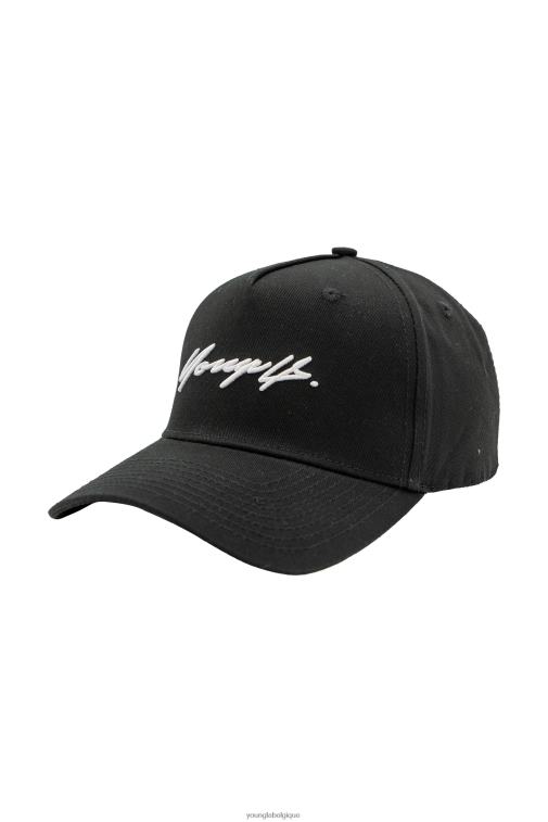 Hommes noir 922 chapeaux signature YoungLA vêtements A004FL948