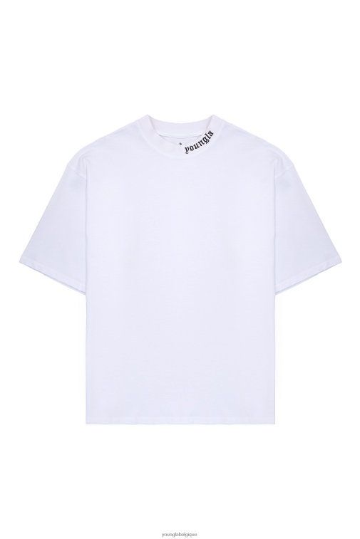 Hommes blanc 467 tees romains YoungLA vêtements A004FL154