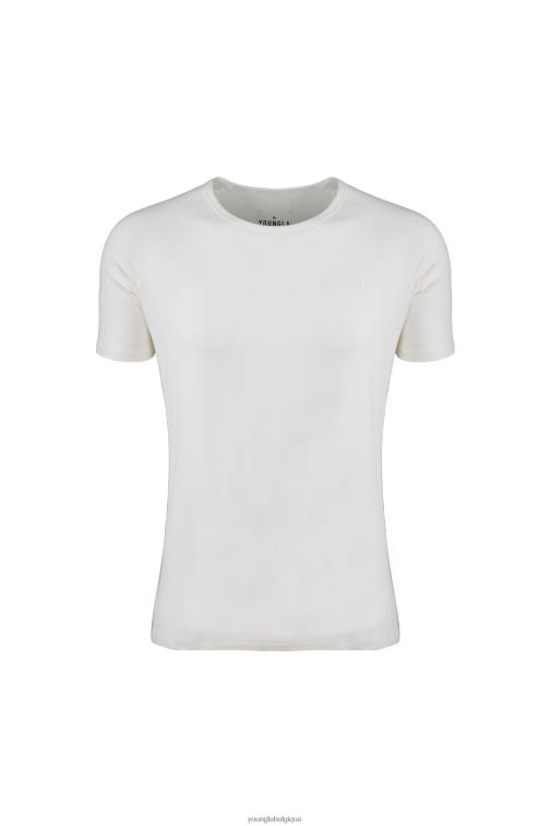 Hommes blanc Té delt ajusté 422 YoungLA vêtements A004FL385