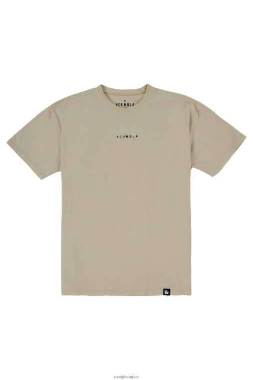 Hommes lavage au sable 401 t-shirts essentiels YoungLA vêtements A004FL138