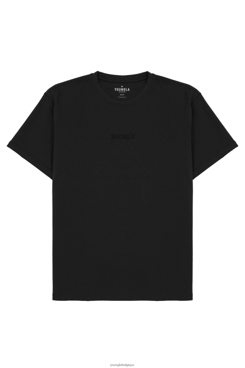 Hommes noir 418 tees résistants YoungLA vêtements A004FL128