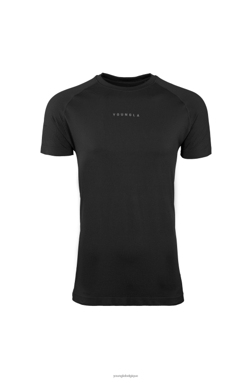 Hommes noir Té de compression nouvelle génération 454 YoungLA vêtements A004FL377