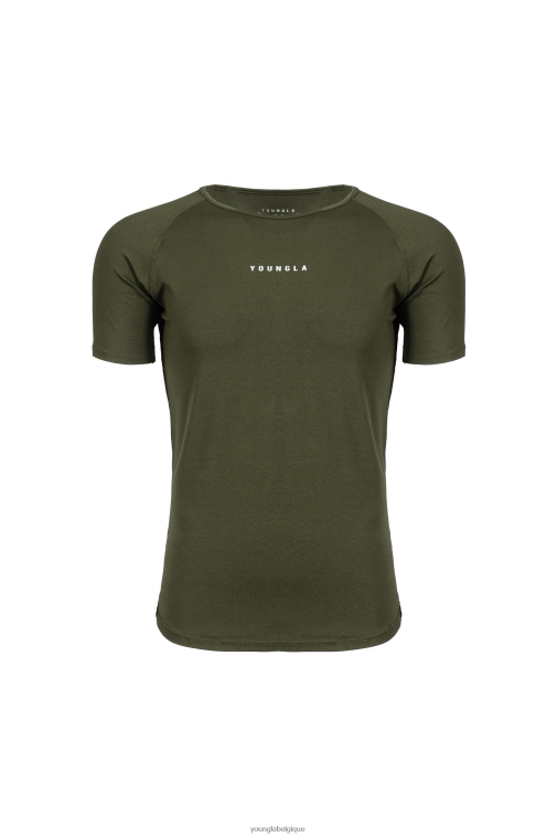 Hommes olive 403 t-shirts d'élite YoungLA vêtements A004FL424