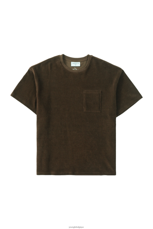 Hommes olive Collection de cordons 419 - t-shirts YoungLA vêtements A004FL351