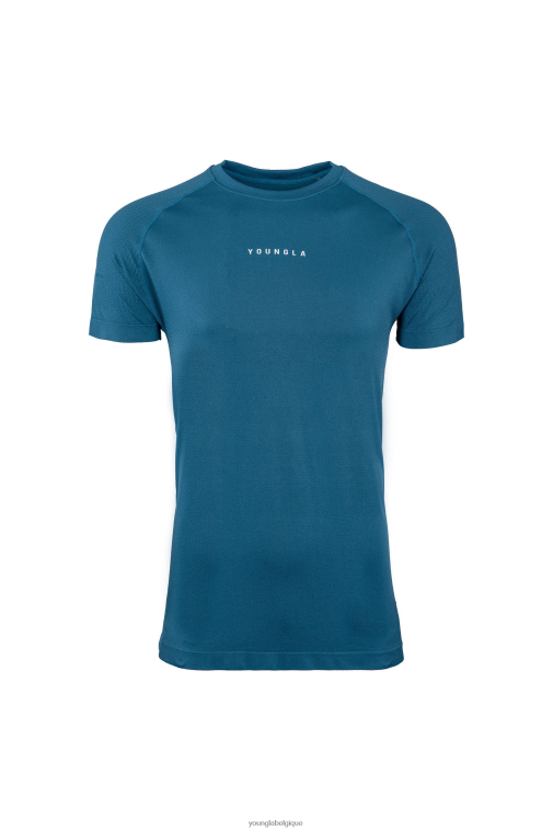 Hommes sarcelle Té de compression nouvelle génération 454 YoungLA vêtements A004FL379