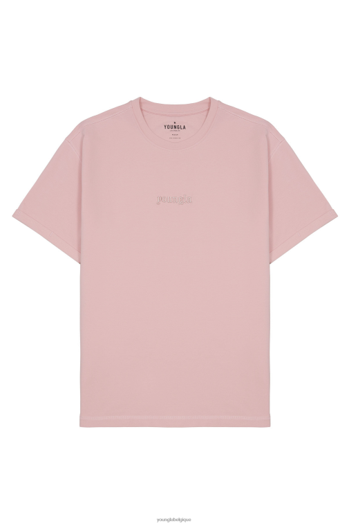 Hommes saumon 418 tees résistants YoungLA vêtements A004FL132