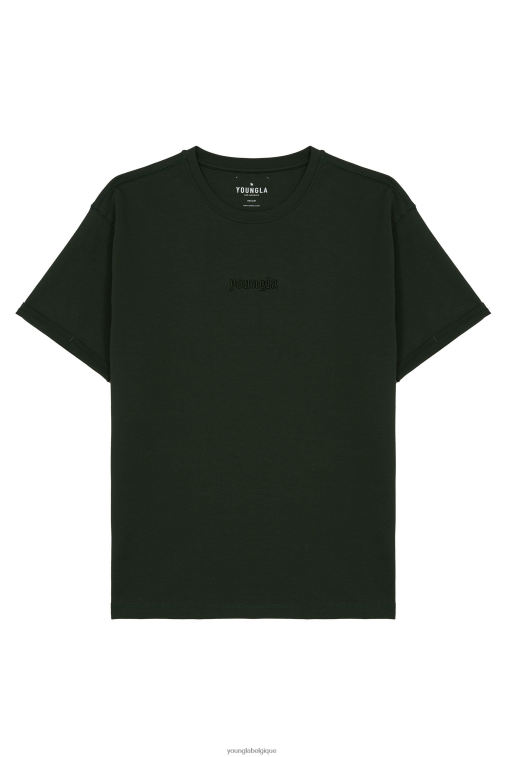 Hommes vert jungle 418 tees résistants YoungLA vêtements A004FL131