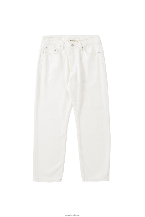 Hommes blanc cassé 609 - jean ample YoungLA vêtements A004FL757