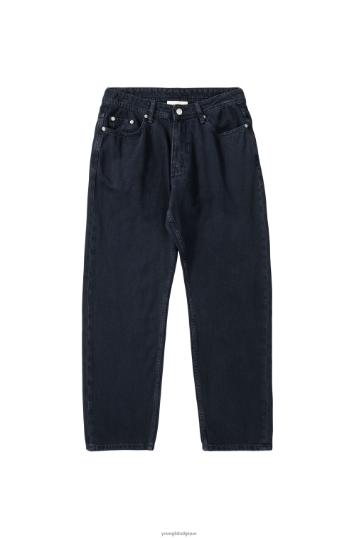 Hommes lavage bleu marine 609 - jean ample YoungLA vêtements A004FL756