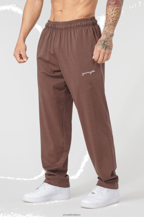 Hommes chocolat 215 sans couvercles de pompe à brassard YoungLA vêtements A004FL888