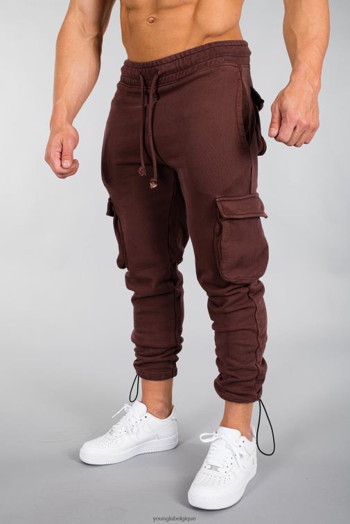 Hommes lavis marron 206 pantalons de jogging de combat Rambo YoungLA vêtements A004FL914