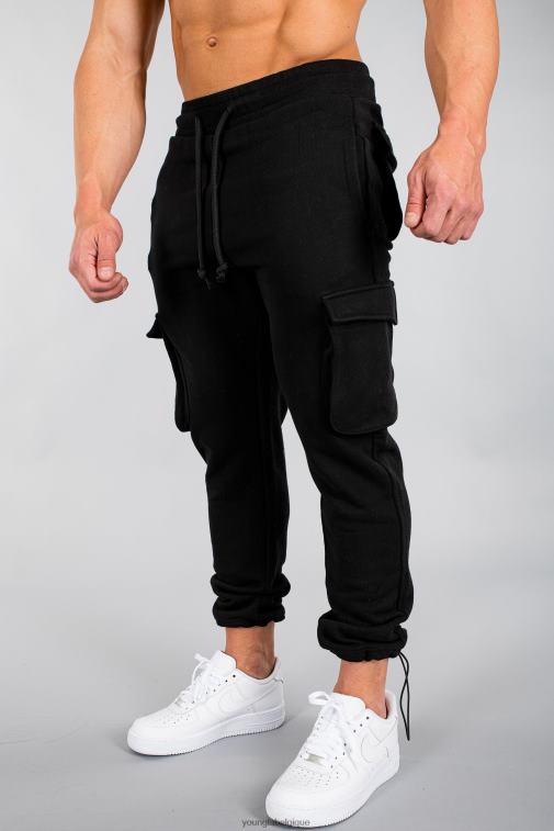 Hommes noir 206 pantalons de jogging de combat Rambo YoungLA vêtements A004FL913