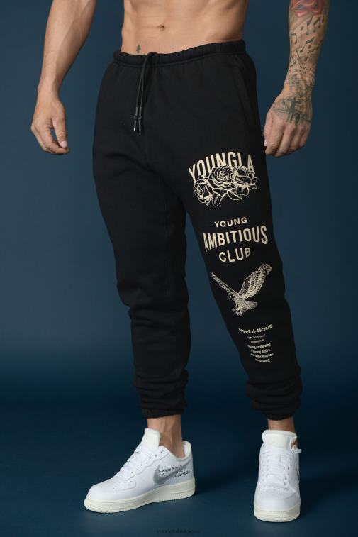 Hommes noir 233 les joggeurs immortels YoungLA vêtements A004FL843