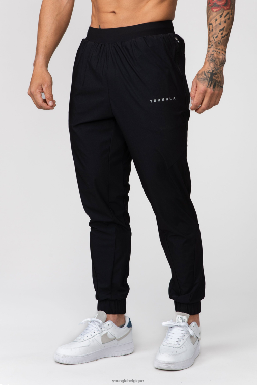 Hommes noir 237 joggers d'entraînement en nylon YoungLA vêtements A004FL897