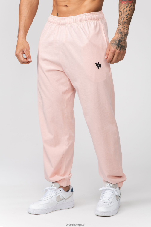 Hommes saumon pastel 234 jogger cache-escarpin pastel YoungLA vêtements A004FL880