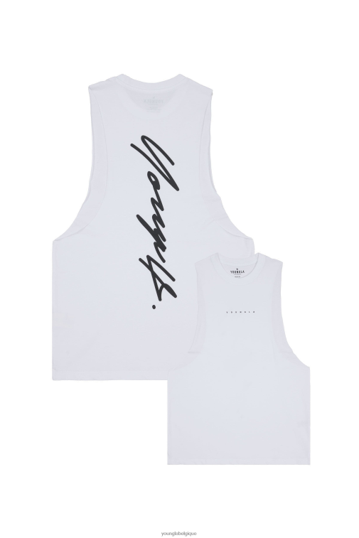 Hommes blanc 323 chars Delt autographes YoungLA vêtements A004FL11