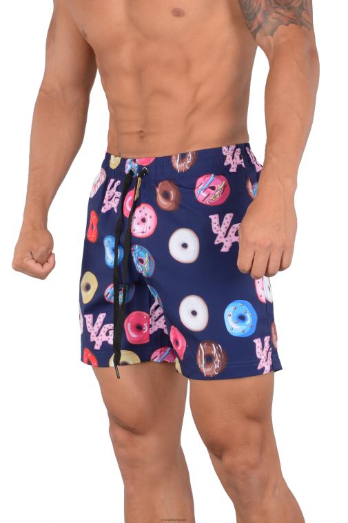 Hommes Donut 128 short de bain abstrait '22 YoungLA vêtements A004FL708