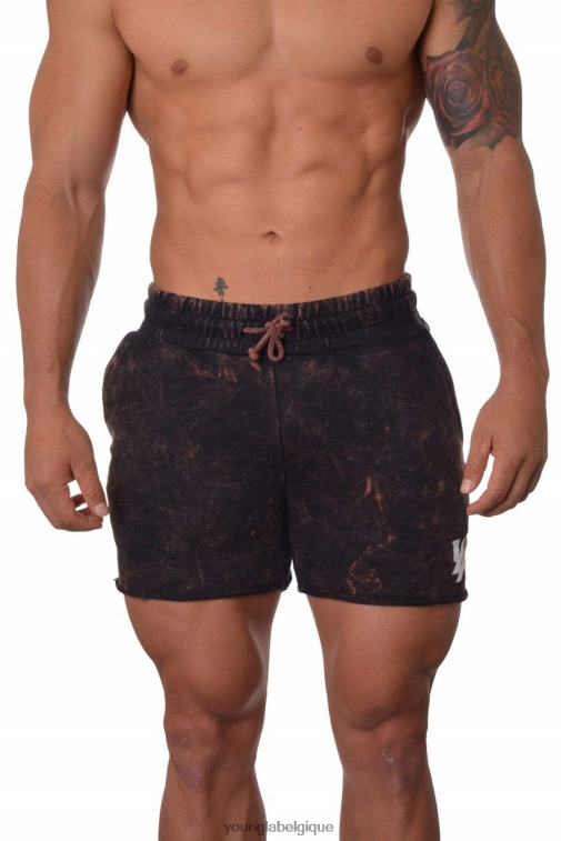 Hommes acide marine 102 short de musculation en French Terry YoungLA vêtements A004FL650