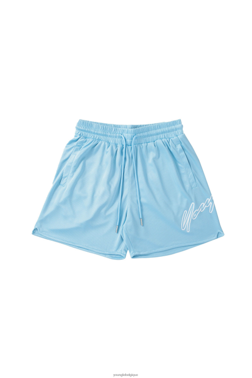 Hommes bleu caroline 117 shorts de signature YoungLA vêtements A004FL598