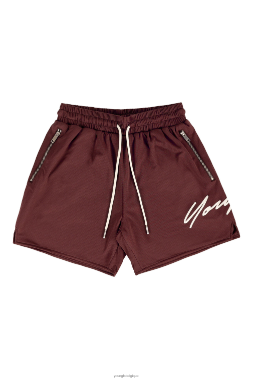 Hommes brun 115 shorts signature YoungLA vêtements A004FL583