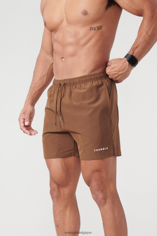 Hommes café Short de bain 140 nuits 23' YoungLA vêtements A004FL543