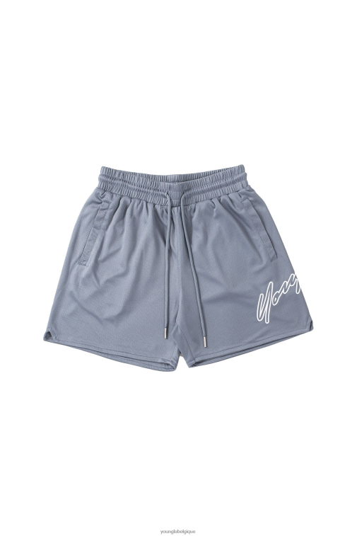 Hommes gris nardo 117 shorts de signature YoungLA vêtements A004FL602