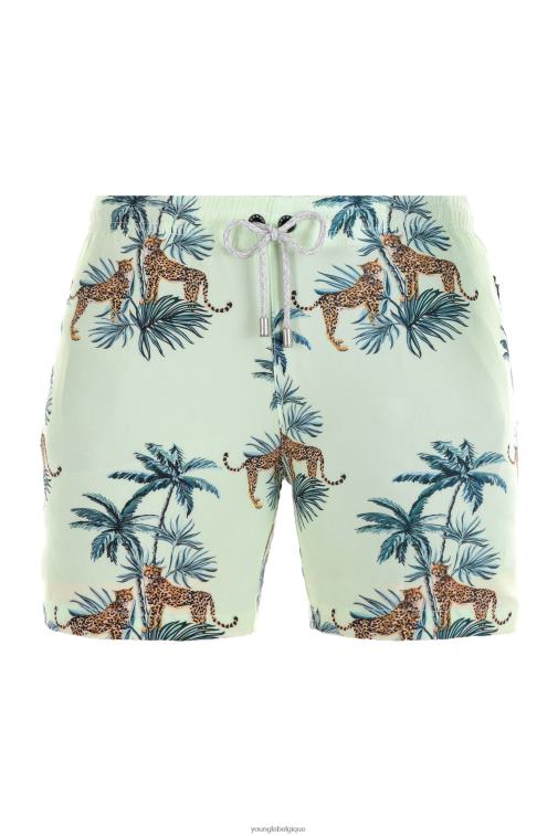 Hommes guépard tropical 128 short de bain abstrait '22 YoungLA vêtements A004FL711