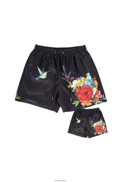 Hommes nid de fleurs 150 shorts d'après-fête YoungLA vêtements A004FL617