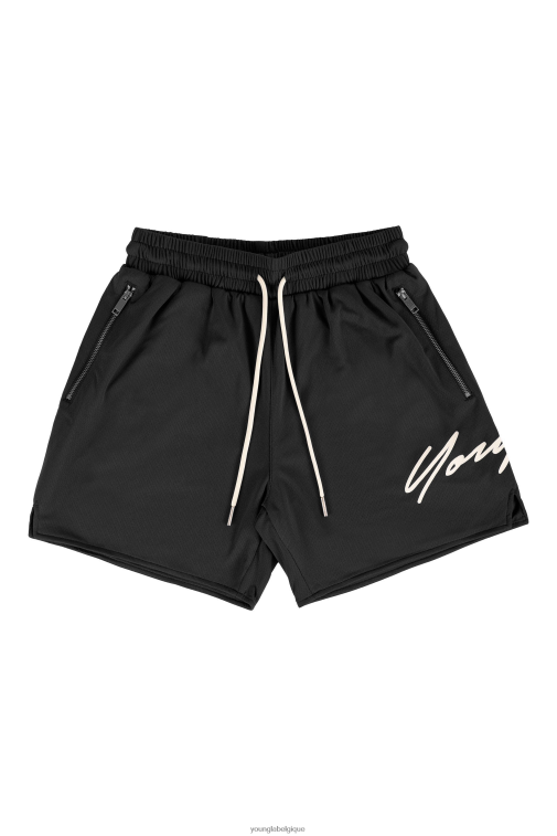 Hommes noir 115 shorts signature YoungLA vêtements A004FL582