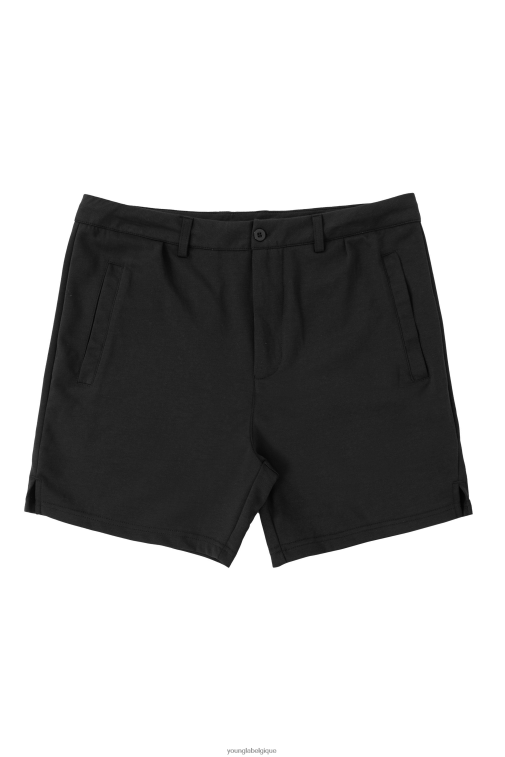 Hommes noir 145 short chino décontracté YoungLA vêtements A004FL501