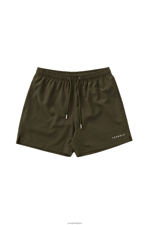 Hommes olive Short de bain 140 nuits 23' YoungLA vêtements A004FL546