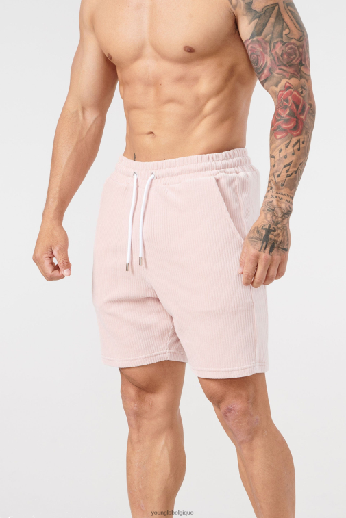 Hommes rose Collection 119 cordons - short YoungLA vêtements A004FL592