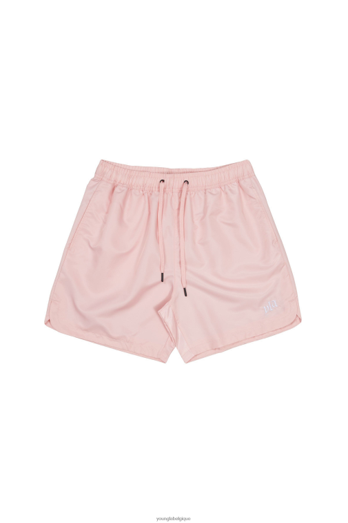 Hommes rose pastel 123 short fluide pastel YoungLA vêtements A004FL479