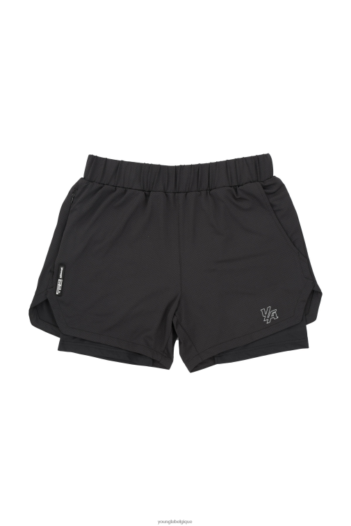 Hommes tout noir 105 short de compression 2.0 YoungLA vêtements A004FL569