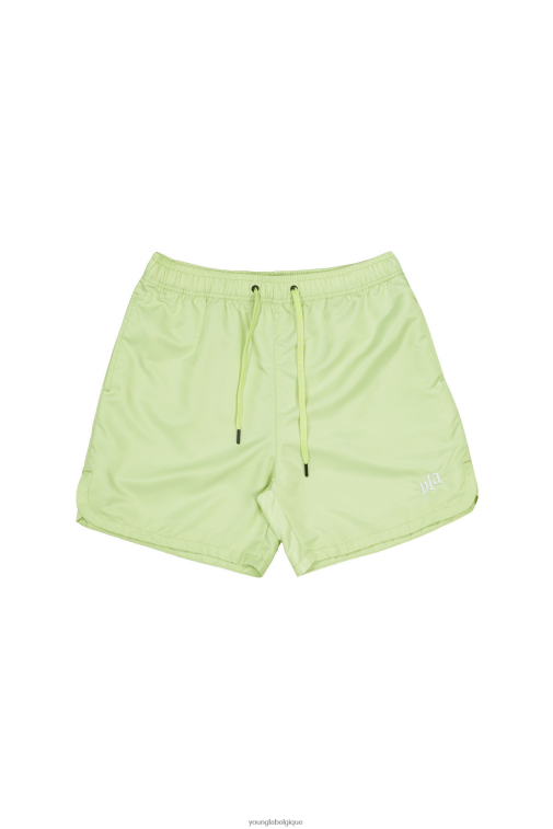 Hommes vert pastel 123 short fluide pastel YoungLA vêtements A004FL478