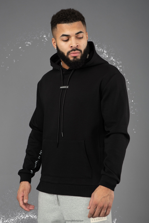 Hommes noir 542 sweats à capuche pro-tech YoungLA vêtements A004FL784