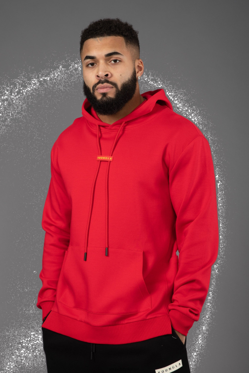 Hommes rouge 542 sweats à capuche pro-tech YoungLA vêtements A004FL787